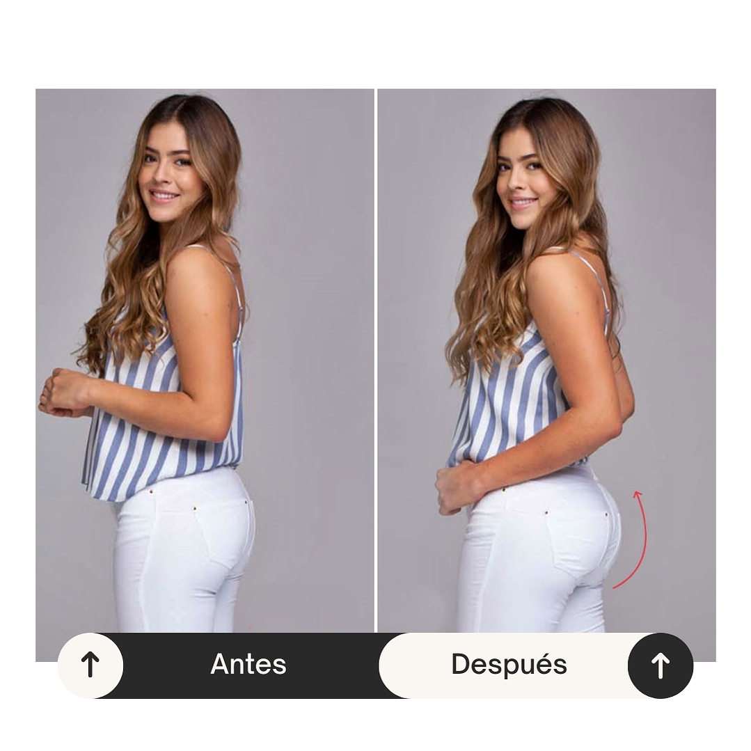 Calzón Faja Levanta Glúteos Con Broches Y Relleno 5