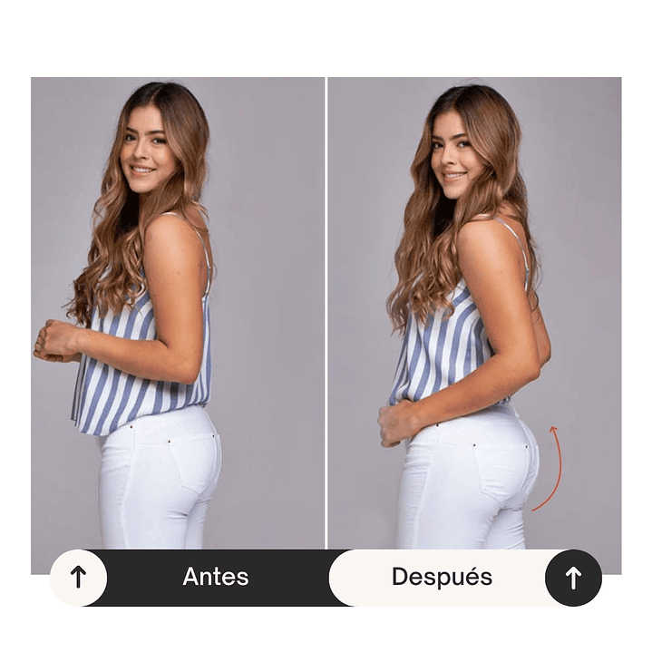Calzón Faja Levanta Glúteos Con Broches Y Relleno 5