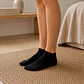 Pack 12 Pares Calcetines Tobilleros Negros Mujer - Miniatura 1
