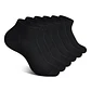 Pack 12 Pares Calcetines Tobilleros Negros Mujer - Miniatura 6