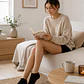 Pack 12 Pares Calcetines Tobilleros Negros Mujer - Miniatura 4