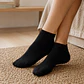 Pack 12 Pares Calcetines Tobilleros Negros Mujer - Miniatura 5