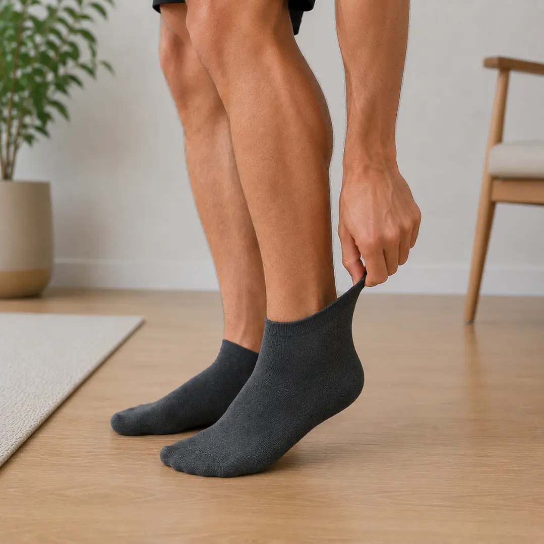 Pack de 12 Medias para Diabéticos Corto Hombre 1