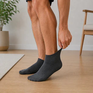 Pack de 12 Medias para Diabéticos Corto Hombre