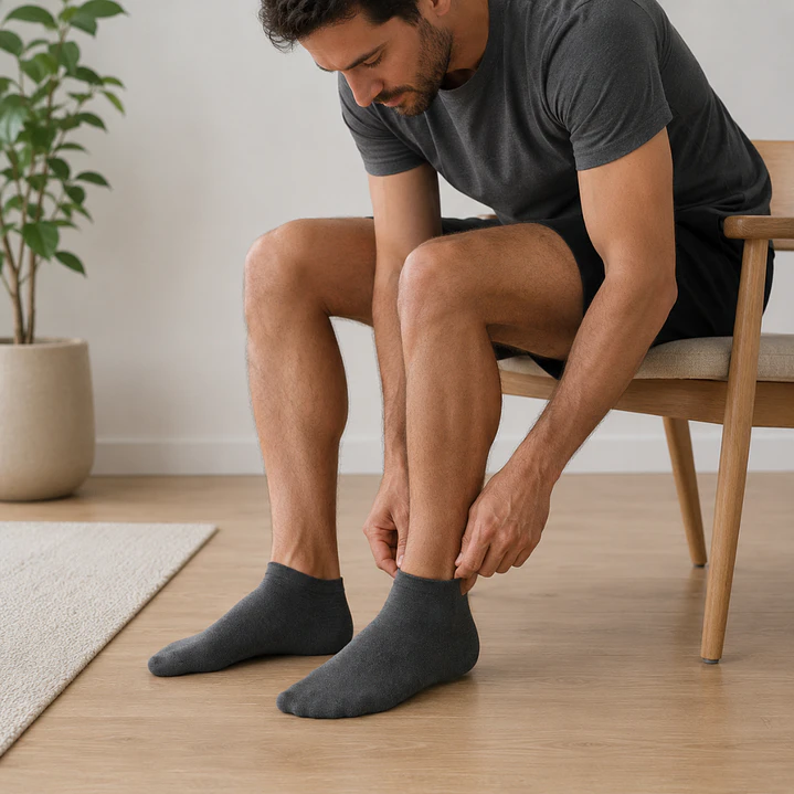 Pack de 12 Medias para Diabéticos Corto Hombre 4