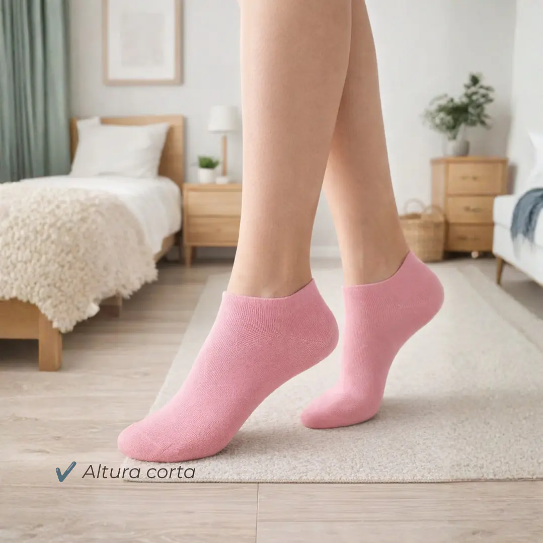 Pack de 12 Medias para Diabéticos Corto Mujer 3