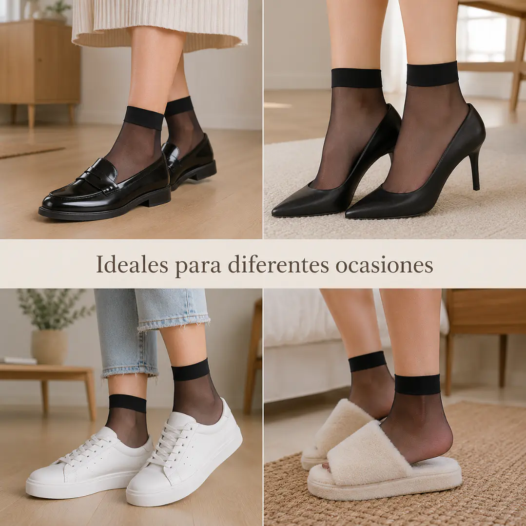 Pack de 10 Medias Tipo Panty en color Negro 6