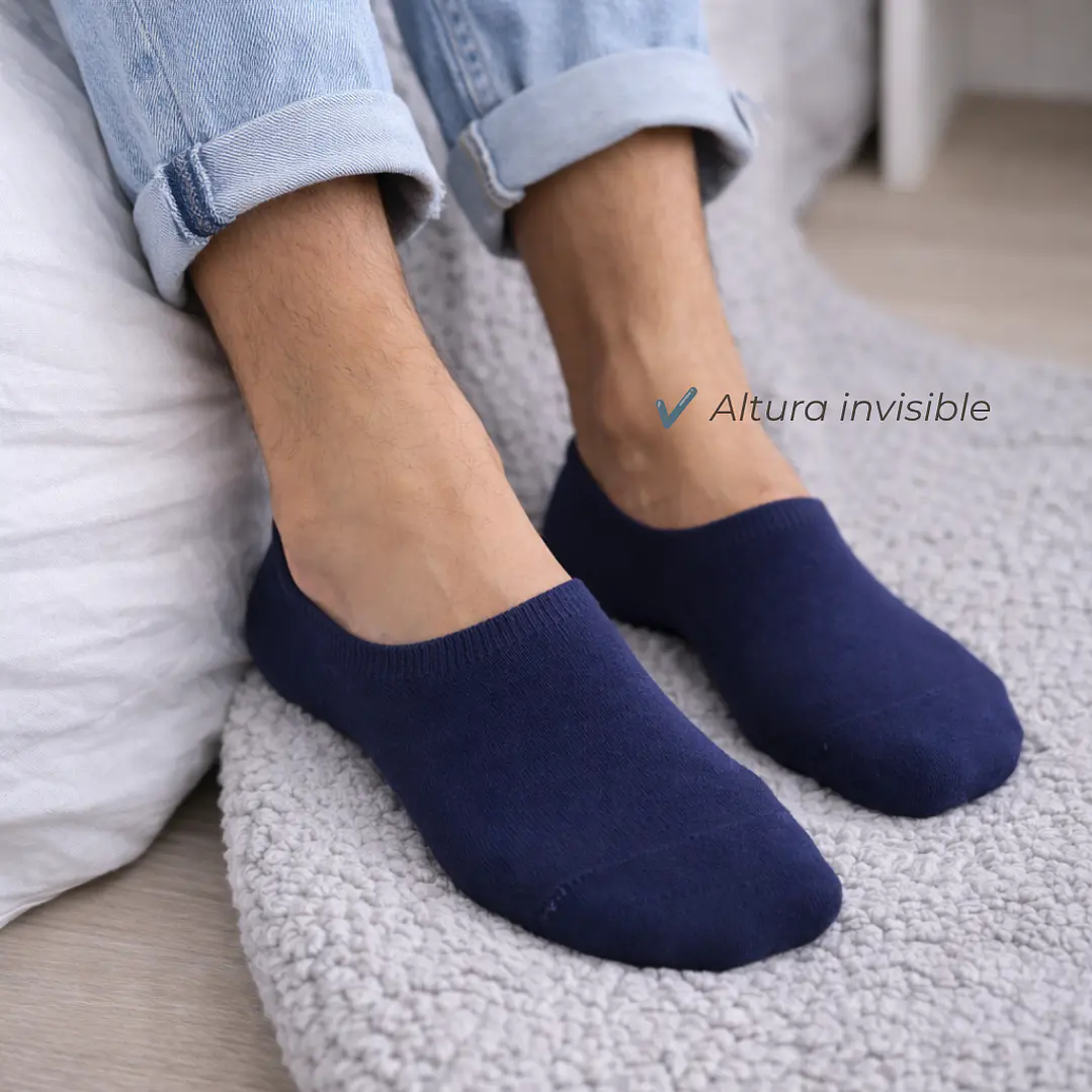 Pack 12 Medias de Hombre Estilo Invisible 2