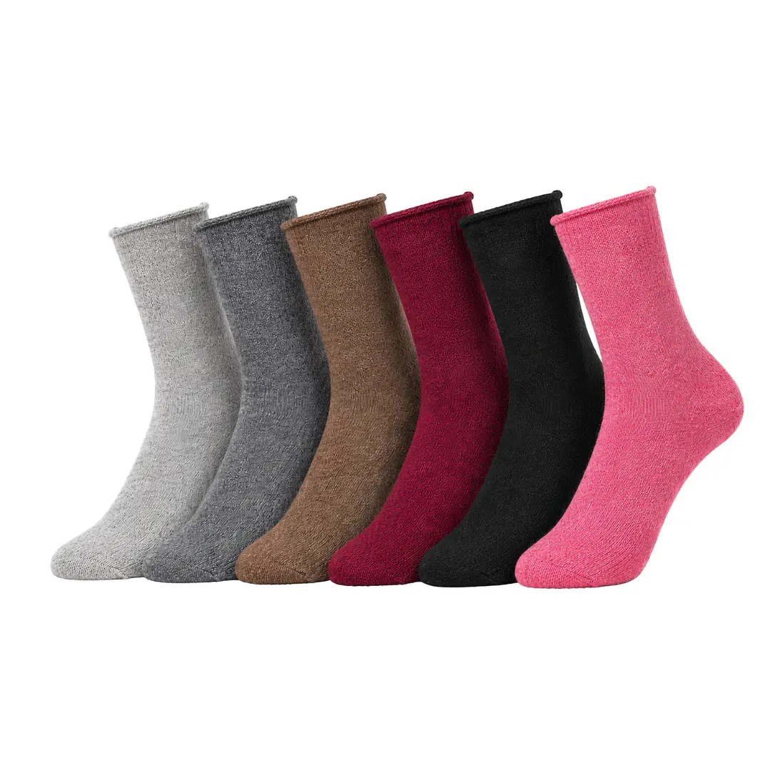 Pack de 6 Medias de Invierno para Diabéticos de Mujer 8