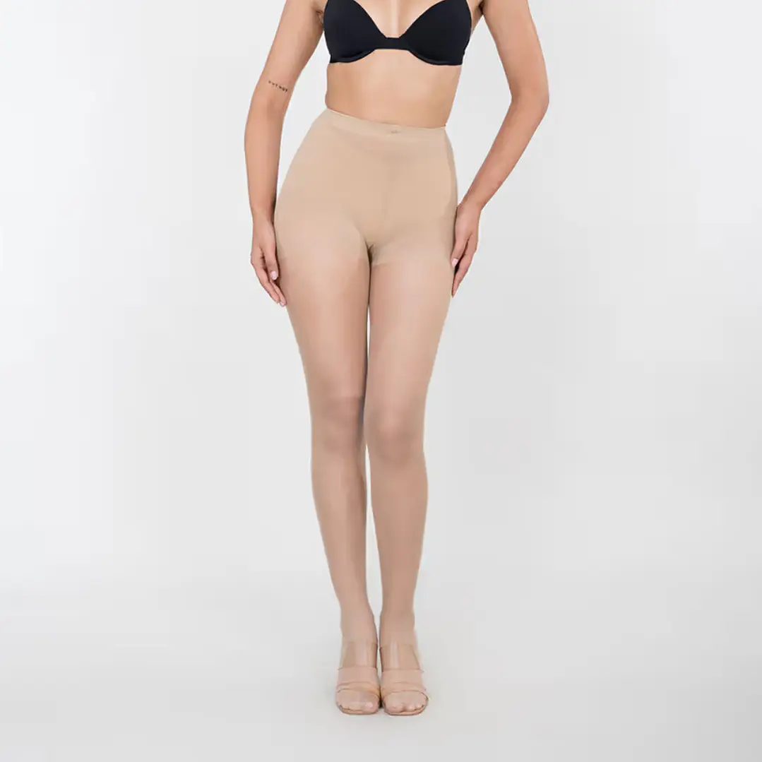 Pack de 2 Pantys de 40 Deniers en color Beige 2