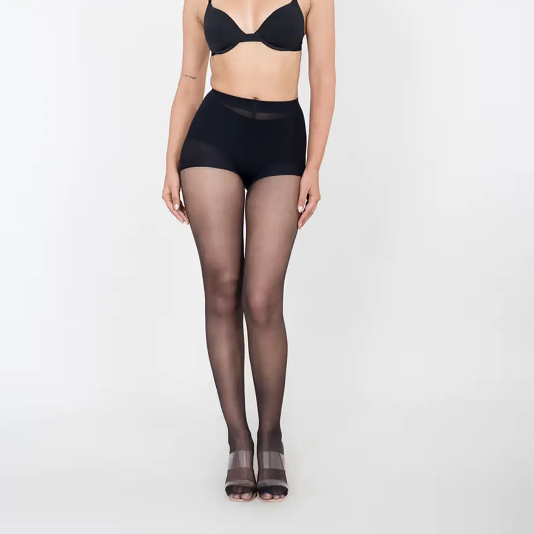 Pack de 2 Pantys de 40 Deniers en color Negro 1