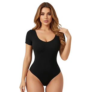 Body Modelador Manga Corta