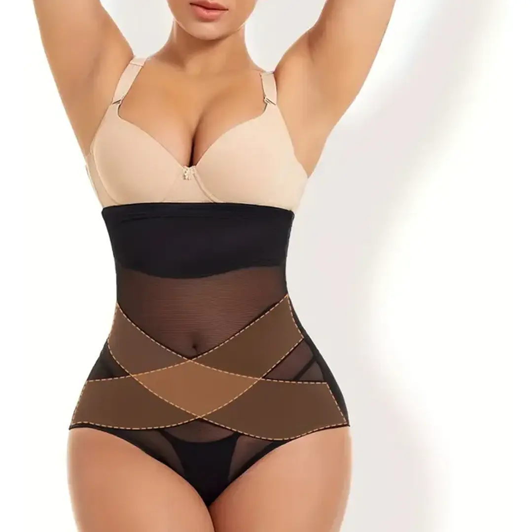 Calzón Faja Modelador Tiro Alto en Color Negro 1