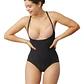 Body Modelador Efecto Invisible en Color Negro - Miniatura 1