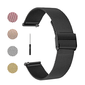 Braceletes em Aço Inox - Smartwatch 20mm