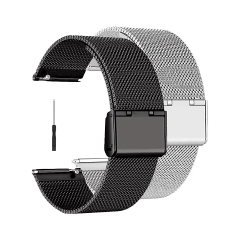 Bracelete em Aço Inox - Smartwatch 22mm