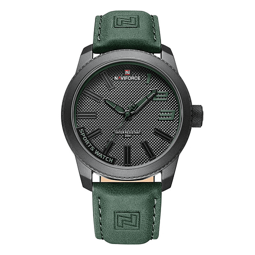 Relógio analógico NaviForce 9202 BN - Verde