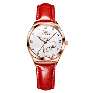 Relógio Analógico 5580 Vermelho