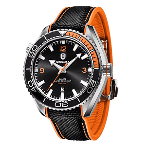 Relógio Analógico 6690 Laranja