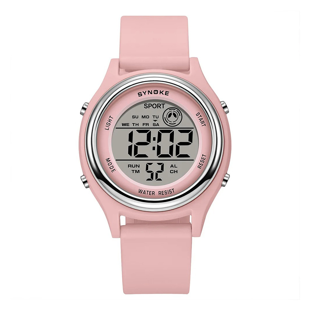 Relógio Digital 9923 Rosa 1