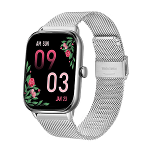 Smartwatch C61 Pro prateado