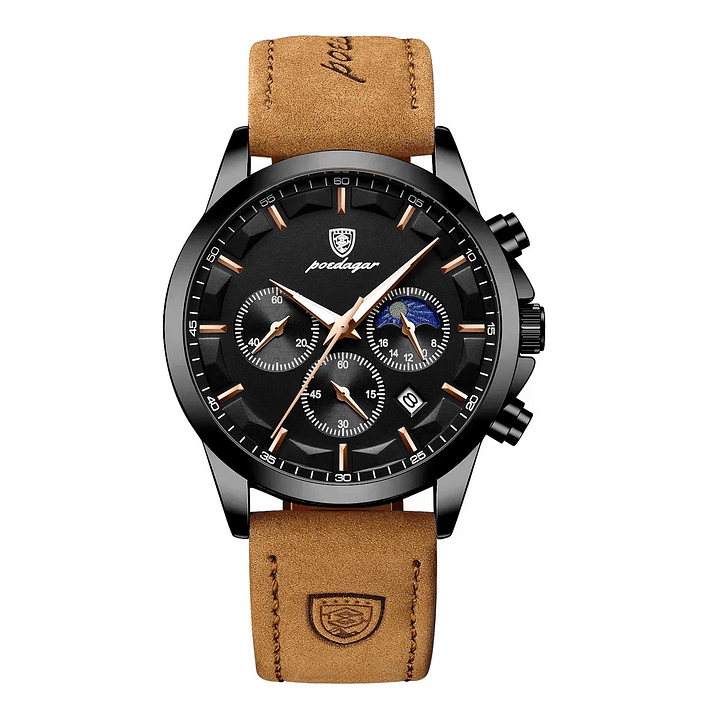 Relógio Analógico Poedagar 928 BE 2