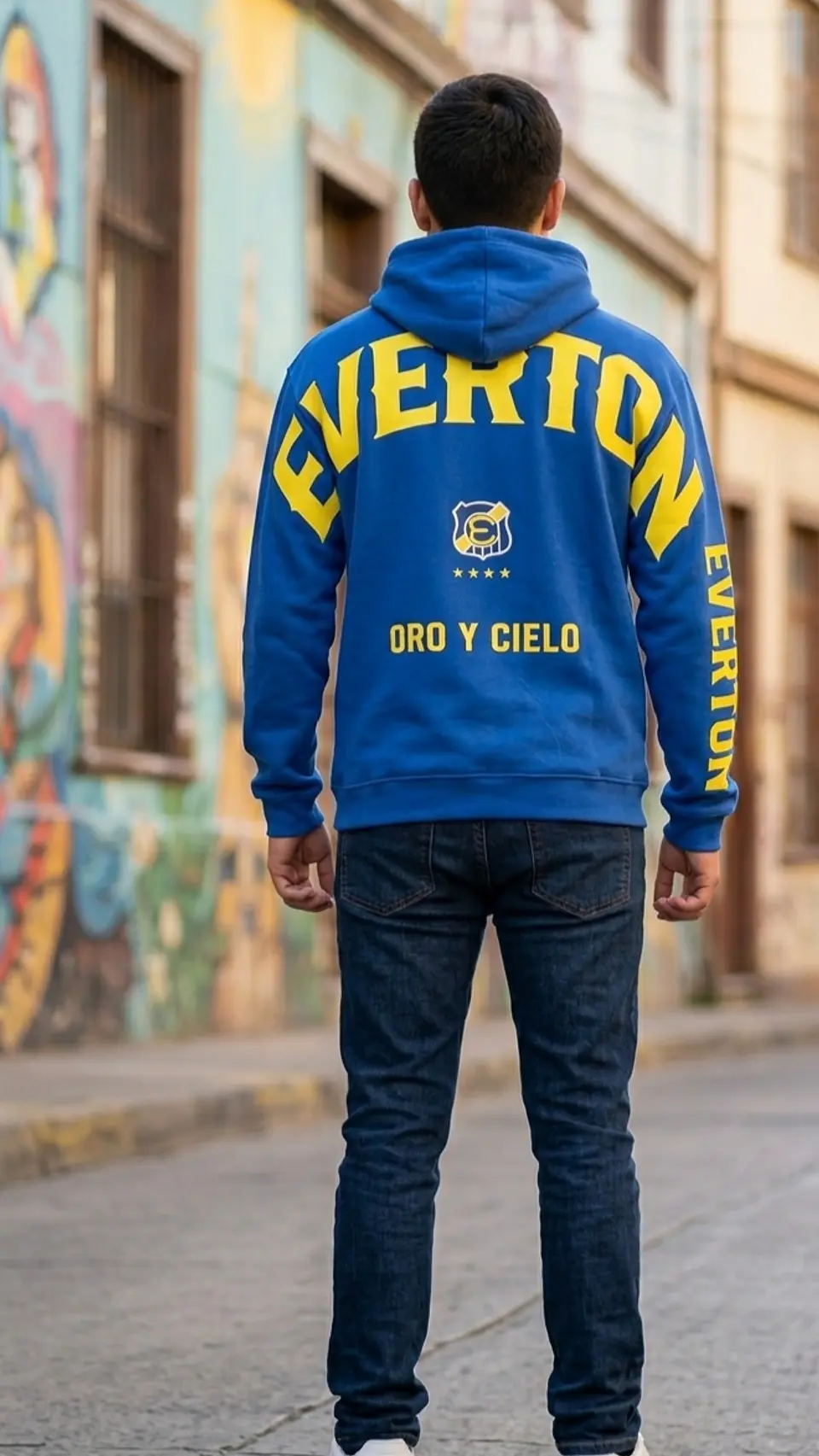 Polerón Evertón, Oro y Cielo azul 1