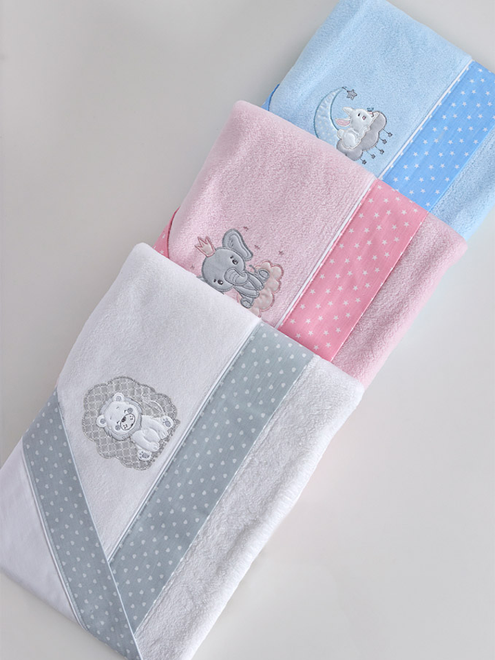 Jogo Cama Bebé Bordados Sortidos Coralina 1