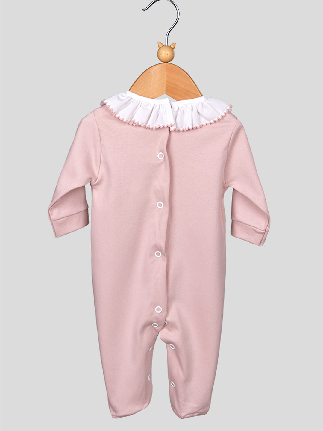 Babygrow Algodão Peito Bordado Menina 2
