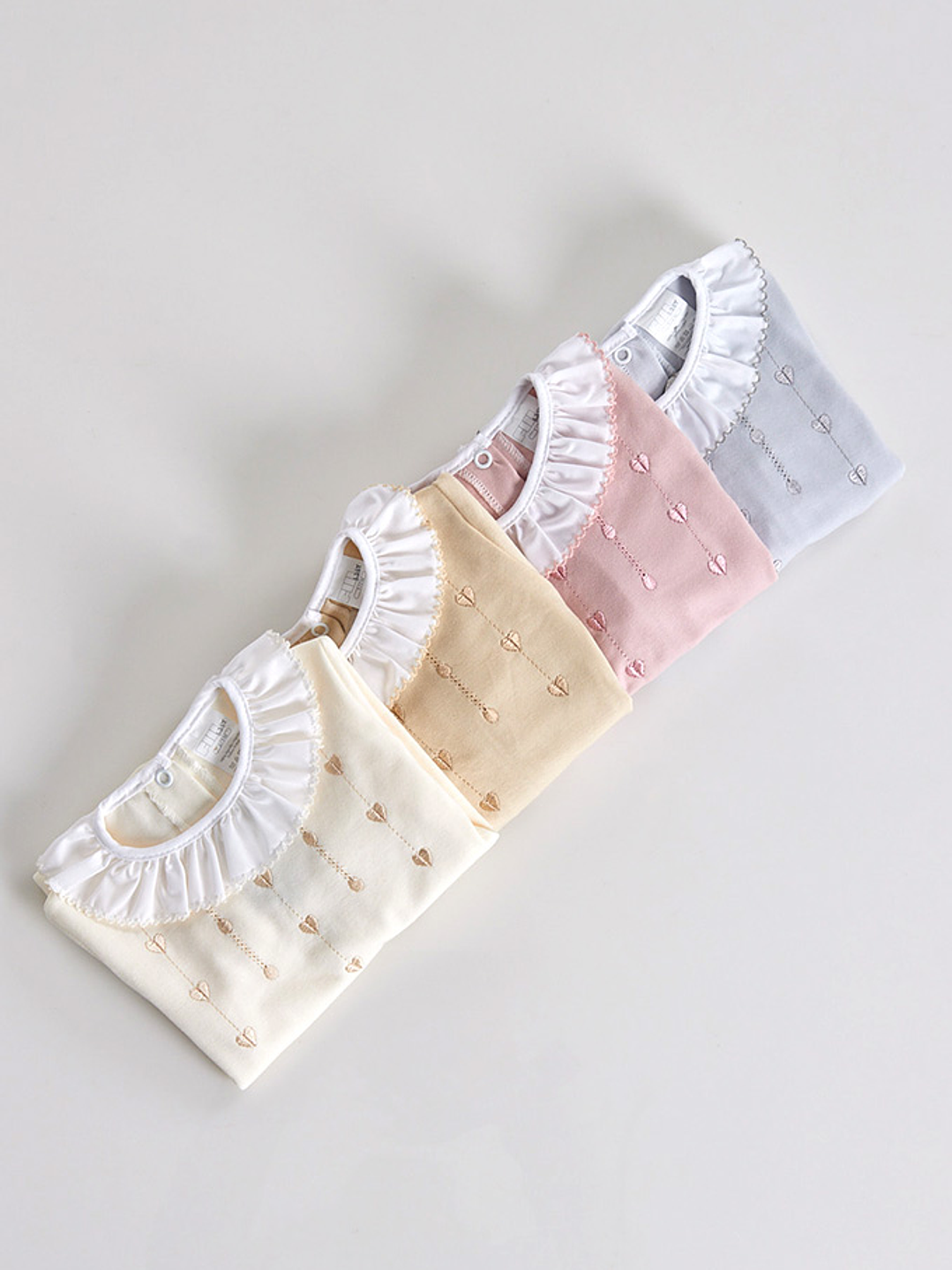 Babygrow Algodão Peito Bordado Menina 4