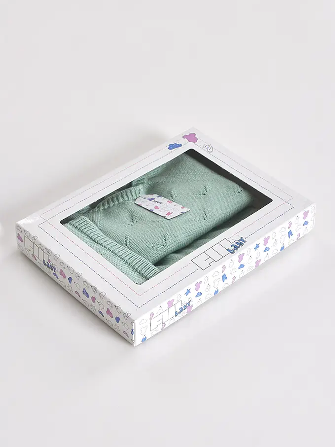 Conjunto Bebé Malha Sem Gola 3 Peças V 4