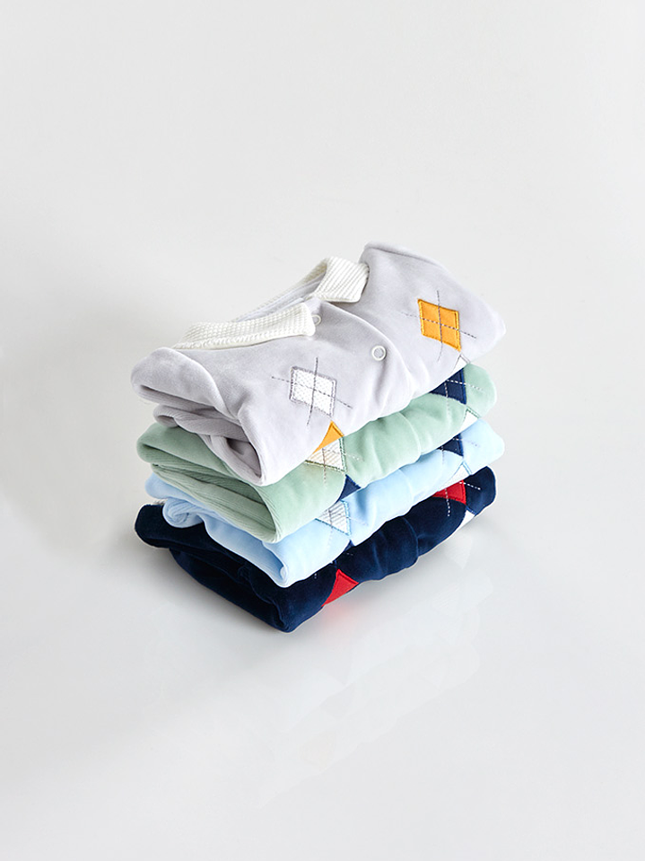 Babygrow Laminado Gola Piquet Menino 3