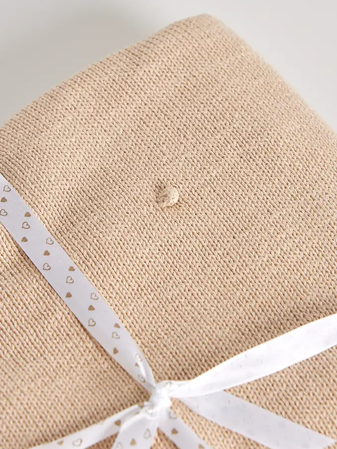 Manta Bebé Malha Algodão Pompom 2