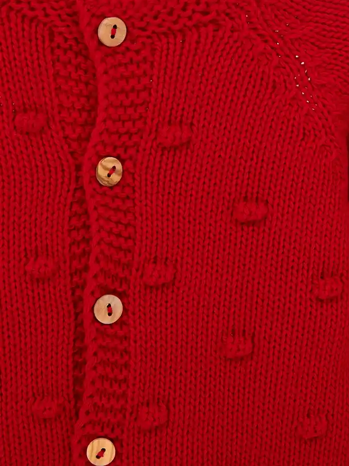 Casaco Bebé Malha C/ Bolas 3