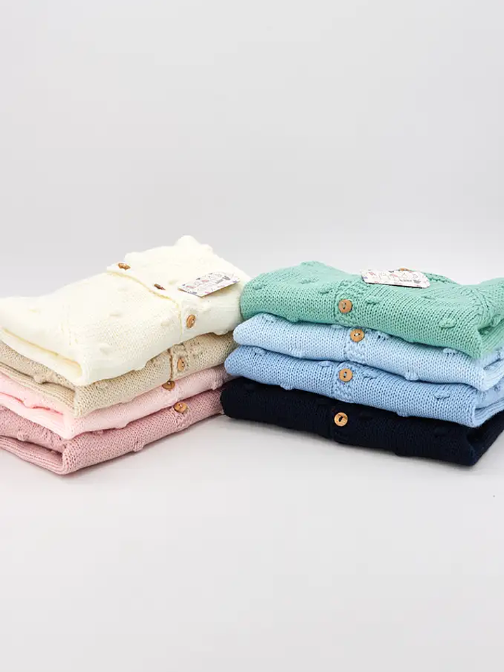 Casaco Bebé Malha C/ Bolas 4