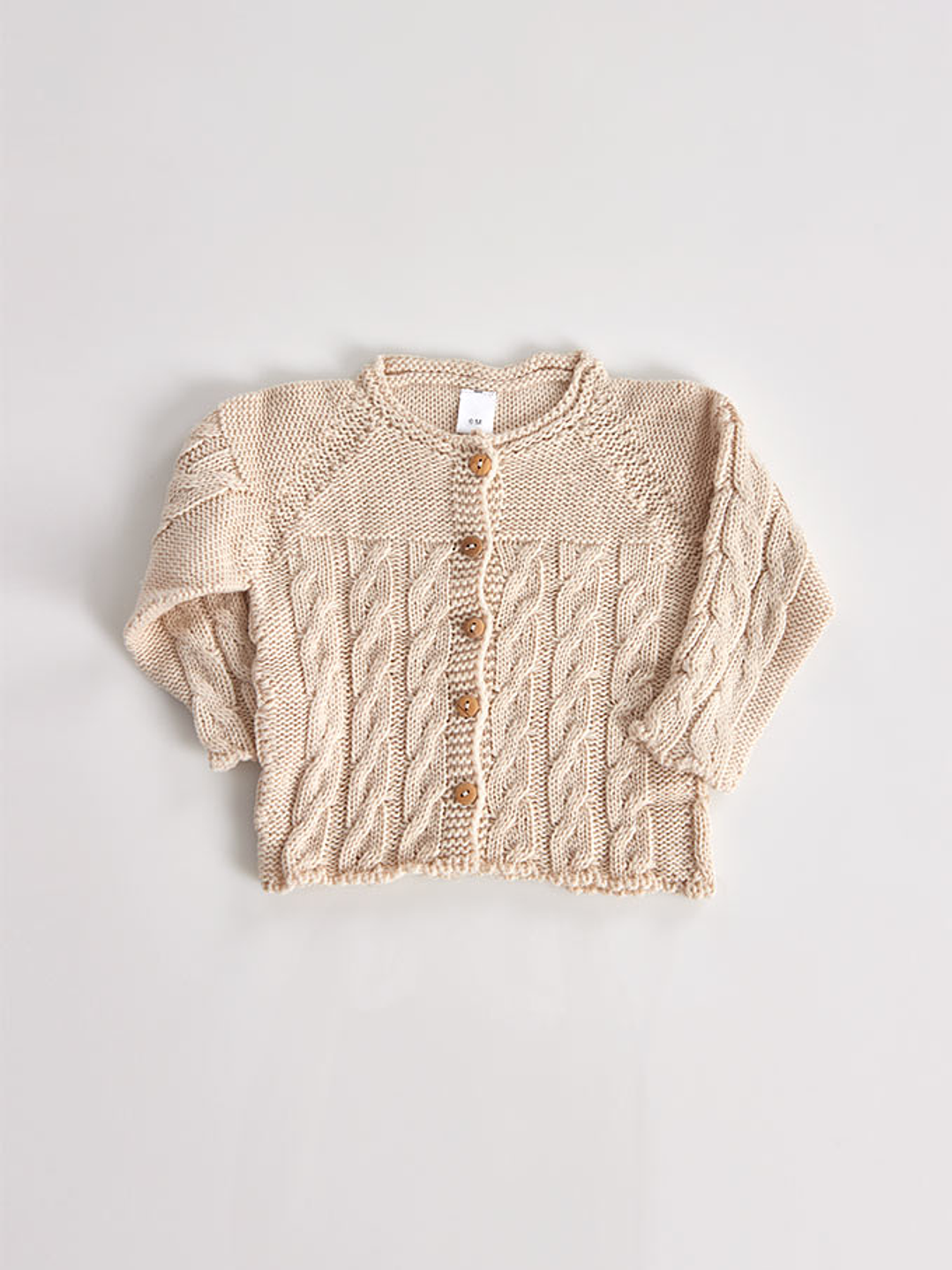 Casaco Bebé Malha Trança  1