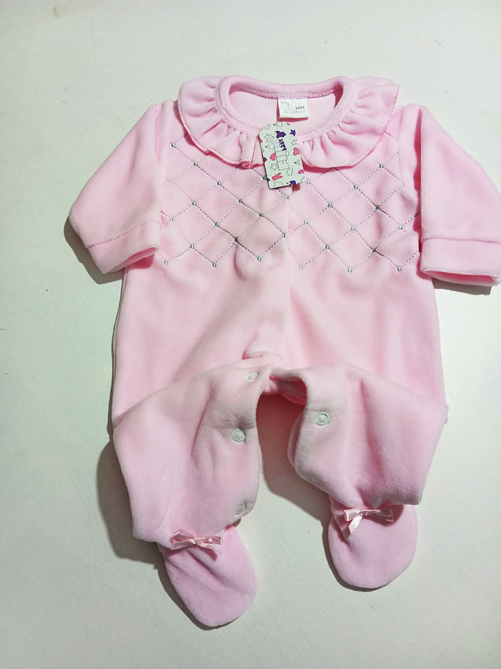 Babygrow Com Detalhes Brancos Cruzados 2