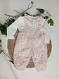 Conjunto menina Jardineira floral e Camisola - Thumbnail 1