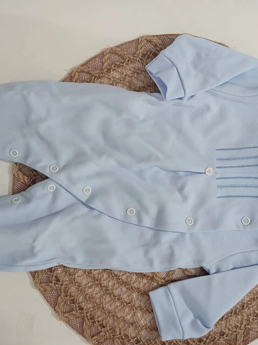 Babygrow Algodão Peito Bordado Menino 1