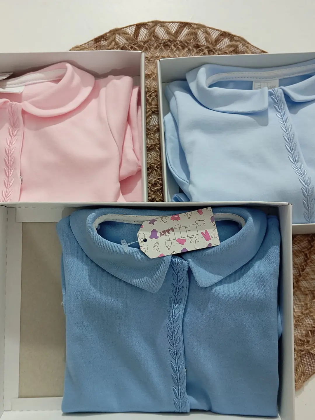 Babygrow Algodão Peito Bordado Menino /menina 2