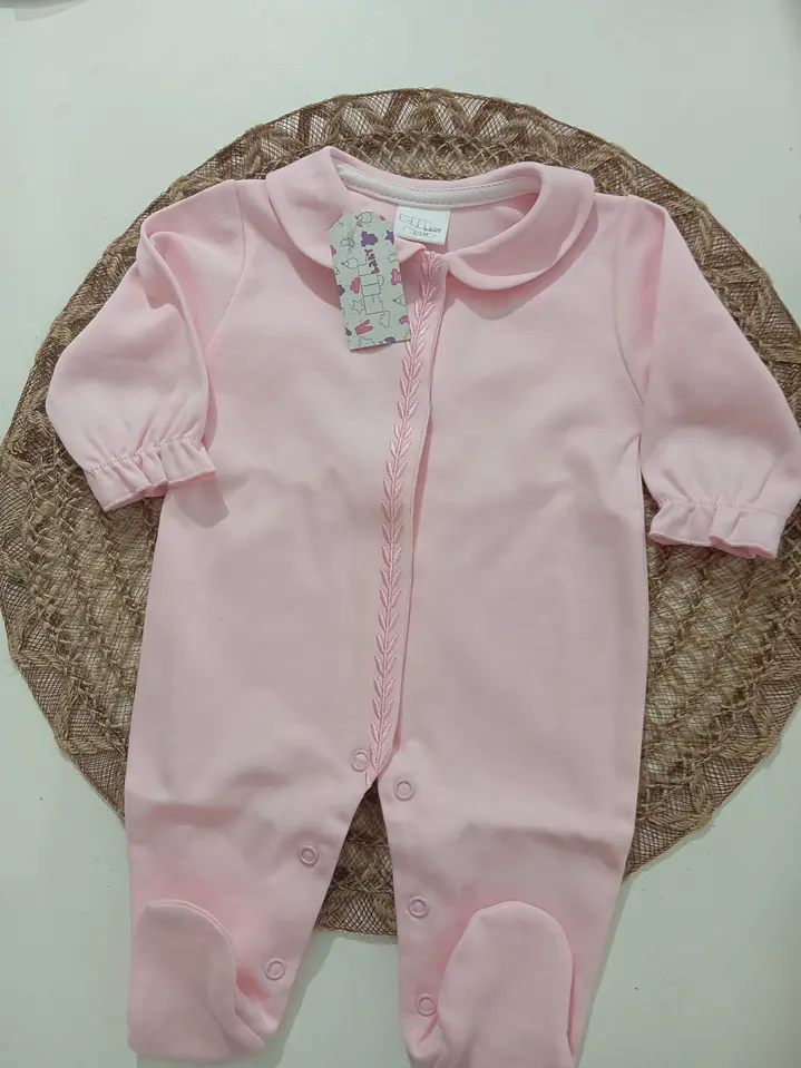 Babygrow Algodão Peito Bordado Menino /menina 3