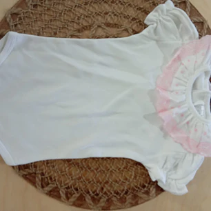 body menina em algodão