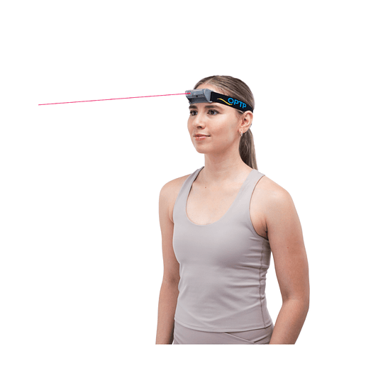 Linterna frontal láser