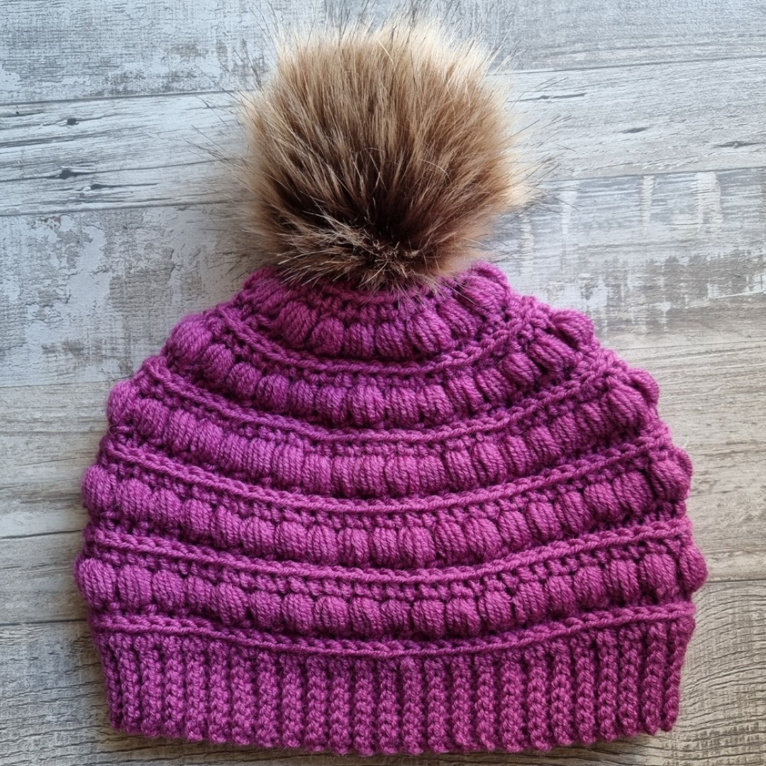 Patrón de Crochet Gorro París