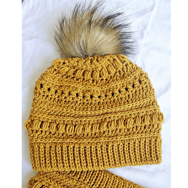 Nativo Hat and Neck Warmer Crochet Pattern