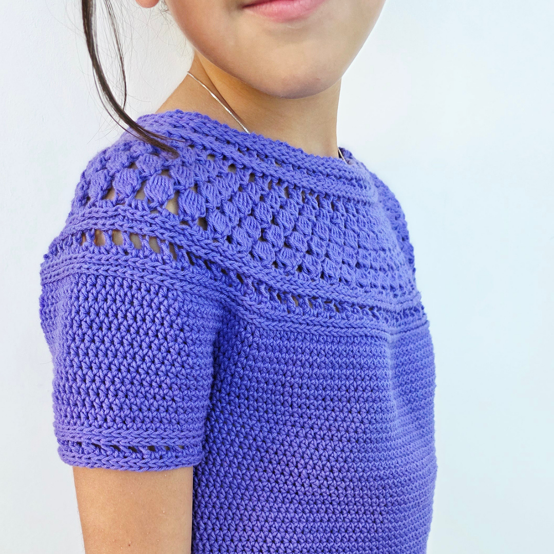 Zinnia Mini Blouse - Crochet pattern 4