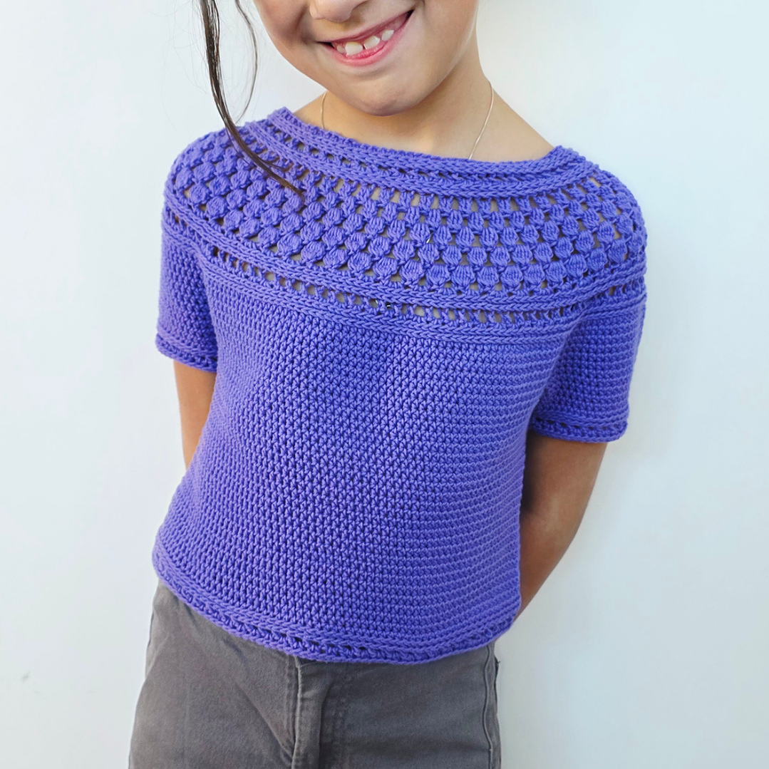 Zinnia Mini Blouse - Crochet pattern 1