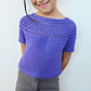 Zinnia Mini Blouse - Crochet pattern - thumbnail 1