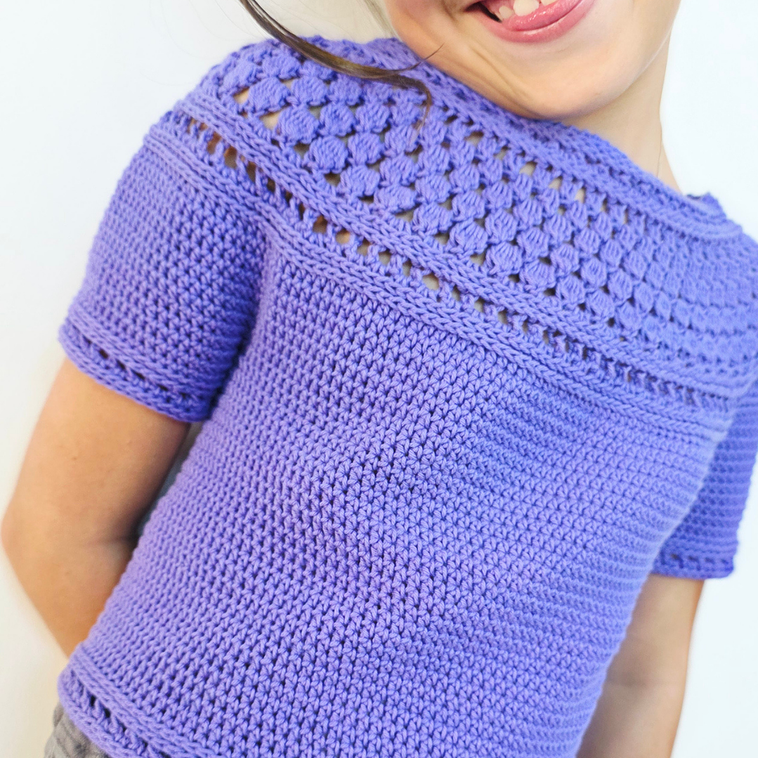 Zinnia Mini Blouse - Crochet pattern 2