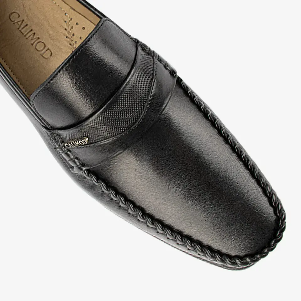 Mocasín Hombre Negro 1MAC001 4